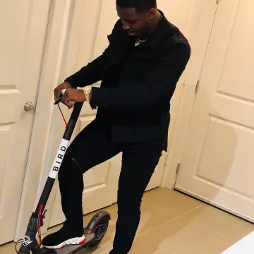 El par de zapatillas Balenciaga de Sony Michel en Instagram @flyguy2stackz