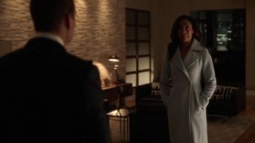 Max Mara  Manuela Coat worn by Jessica Pearson (Gina Torres) in Suits (S07E10)