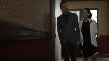 3.1 Phillip Lim Trompe Loeil Layered Tee Dress worn by Dr. Joan Watson (Lucy Liu) in Elementary (S02E06)