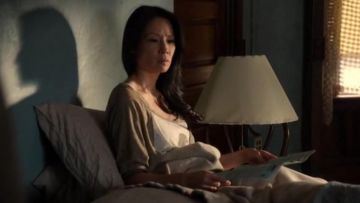 Free People Bandit tee worn by Dr. Joan Watson (Lucy Liu) in Elementary (S02E07)