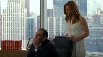 Jason Wu Draped Fitted Dress worn by Donna Paulsen (Sarah Rafferty) in Suits (S06E03) (S06E03)