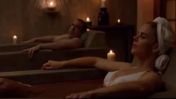 Eres Cube Bikini Top worn by Donna Paulsen (Sarah Rafferty) in Suits (S06E09)