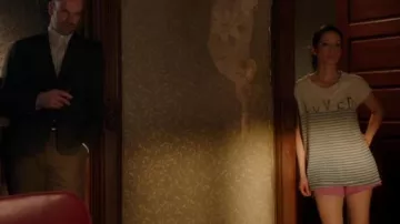 Current Elliott Loved Distressed T-Shirt worn by Dr. Joan Watson (Lucy Liu) in Elementary (S02E19)