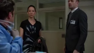 All Saints Emi Freesia Dress worn by Dr. Joan Watson (Lucy Liu) in Elementary (S02E19)