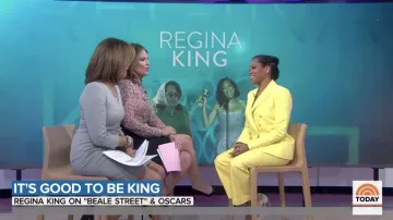 Karen Millen Folded Pencil Dress in Grey worn by Hoda Kotb on Today