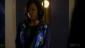 Le gilet St. John Collection de Annalise Keating (Viola Davis) dans Murder S05E12