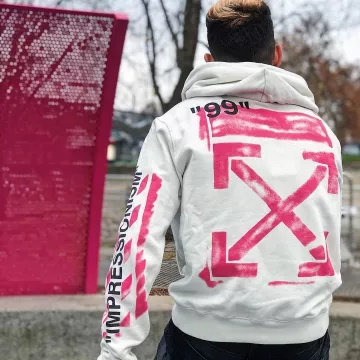 La sudadera con capucha Off-White en la cuenta de Instagram @Sostyle_off