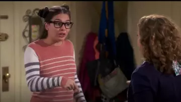 Veronica Beard Brae Sweater worn by Elena Alvarez (Isabella Gomez) in One Day at a Time (S03E08)