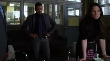 Opening Ceremony Marny Knit Utility Miniskirt worn by Dr. Joan Watson (Lucy Liu) in Elementary (S03E22)