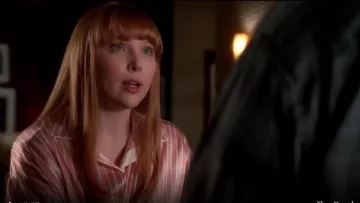 Victoria’s Secret The After Hours Satin Pajamas worn by Alexis Castle (Molly C. Quinn) in Castle (S06E23)