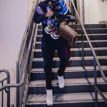 Sneakers Air Jordan 11 Retro "25th Anniversary" worn by De'Aaron Fox on the Instagram account @brkicks