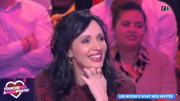 La blusa estampada de Géraldine Maillet en Touche pas à mon poste del 14/02/2019