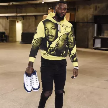 Sneakers Air Jordan 9 Retro "kobe Bryant Pe" worn by Lance Stephenson on the Instagram account @stephensonlance