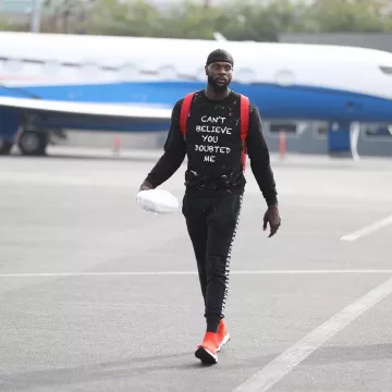 Balenciaga speed trainer porté par Lance Stephenson sur l'Instagram account @stephensonlance