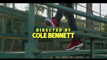 RED JORDAN 11 of YBN Nahmir in YBN Nahmir - Bounce Out With That (Dir. by @_ColeBennett_)