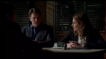 Rag & Bone Timeless cotton-piqué blazer worn by Kate Beckett (Stana Katic) in Castle (S07E14)
