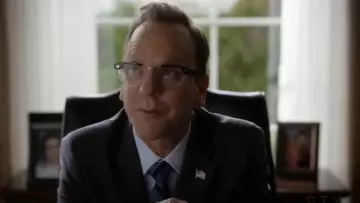 Dolabany Eyewear Arnold Glasses en Cristal Negro usado por Tom Kirkman (Kiefer Sutherland) en Designated Survivor (S01E10)