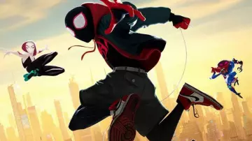 Les sneakers Nike Air Jordan 1 de Miles Morales / Spider-Man (Shameik Moore) dans Spi­der-Man : New Ge­ne­ra­tion