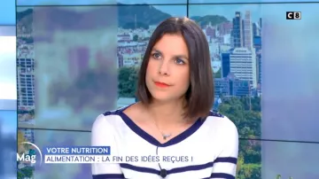 Le pull à rayures de Raphaele Marchal dans William à midi du 13/02/2019