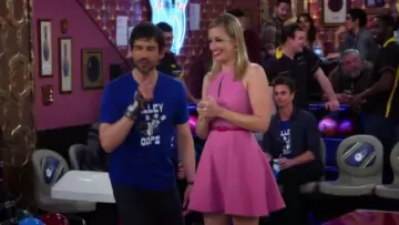 Elizabeth and James Scout Dress worn by Caroline Channing (Beth Behrs) in 2 Broke Girls (S06E20)
