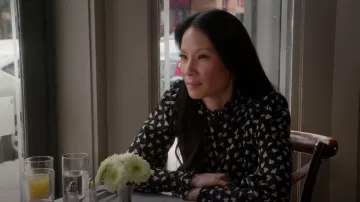 Isabel Marant  Sloan Blouse worn by Dr. Joan Watson (Lucy Liu) in Elementary (S06E08)