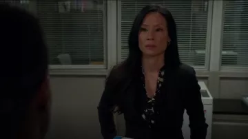 Rixo London Moss Blouse worn by Dr. Joan Watson (Lucy Liu) in Elementary (S06E11)
