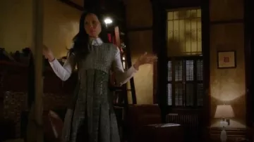 Jason Wu  Sleeveless Houndstooth Jacquard Dress worn by Dr. Joan Watson (Lucy Liu) in Elementary (S06E12)