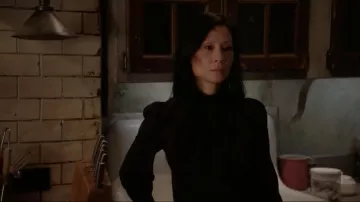 Isabel Marant  Sloan Victorian Blouse worn by Dr. Joan Watson (Lucy Liu) in Elementary (S06E21)