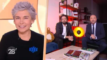 The Cashmere Sweater with Embroidered Logo of Elisabeth Quin in 28 minutes of 20/02/2019