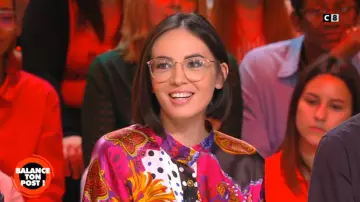 The dress Shirt printed silk style kimono Agathe Auproux in Balance for your post ! the 08/02/2019