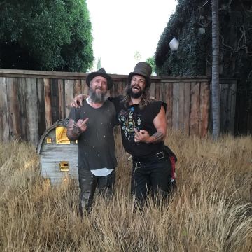 Vintage chapeau porté par Jason Momoa vu sur son Instagram Compte