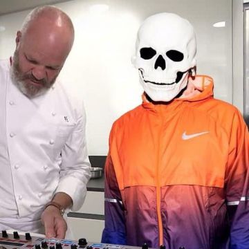 La chaqueta naranja de Nike que lució Jerome Niel en su cuenta de Instagram @Jeromeniel