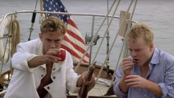 The white jacket worn by Dickie Greenleaf (Jude Law) in The talented Mr Ripley