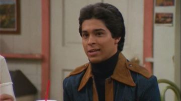 Vintage blue suede jacket worn by Fez (Wilmer Valderrama) in That's 70's show S03E12