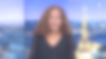 La combinaison noire Etam de Sandrine Aramon dans Soir 3 le 24.02.2019