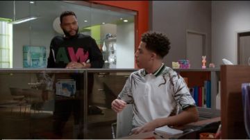 G Star Raw Lourd Sherland Sueur Ub porté par Andre "Dre' Johnson (Anthony Anderson) black-ish (S05E13)