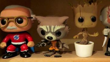 El Funko Pop! por Rocket Raccoon de Modzii en su vídeo ¡LA MAYOR COLECCIÓN DE FIGURITAS POP! ¡DESDE FRANCIA!