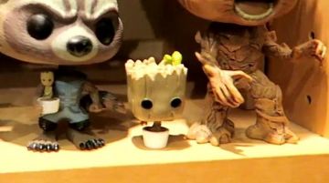 ¡El bolsillo funko pop! por Groot en Guardianes de la Galaxia de Modzii en su video ¡LA MAYOR COLECCIÓN DE FIGURITAS POP! ¡DESDE FRANCIA!
