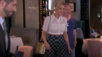 Gucci Top usado por Dorit Kemsley en The Real Housewives of Beverly Hills (S09E01)