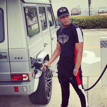 Los pantalones de chándal Charo que lleva Niska en su cuenta de Instagram @Niska_officiel