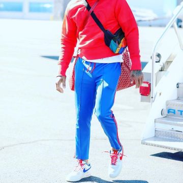 Sneakers Nike  Air Force 1 Supreme Low "year Of The Rabbit" worn by P. J. Tucker on the Instagram account @complexsneakers