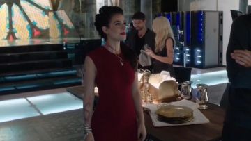 The top and red skirt with Jovani, Camille Belcourt (Kaitlyn Leeb) in  Shadowhunters S01E13