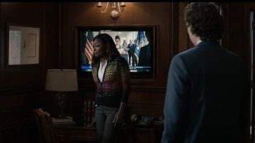 M Missoni Texture Tricot Cardigan porté par Daisy de Subvention (Patina Miller) Madame la Secrétaire d' (S02E09)