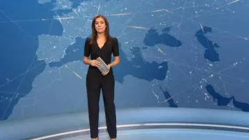 The combination of Marie-Ange Casalta in The 19:45 M6 of the 02/03/2019