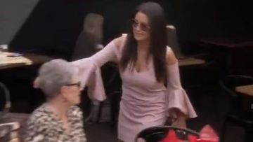 Milly  Nicole Cold-Shoulder Bell Sleeve Dress worn by Herself (Kyle Richards) in The Real Housewives of Beverly Hills (S08E14) (S08E14) (S08E14)