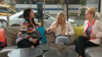 Gucci Striped Cashmere and Wool-Blend Cardigan worn by Herself (Kyle Richards) in The Real Housewives of Beverly Hills (S08E10)