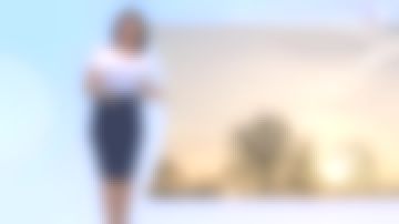 The dress worn by Anaïs Baydemir in the Weather of the evening on France 2 of the 12/02/2019