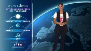 The t-shirt Day of the rights of the woman, Tatiana Silva in Weather TF1