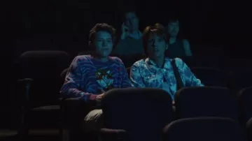 The MOSCHINO crowned tiger intarsia jumper worn by Cary Dubek (Drew Tarver) in The Other Two (S01E03)