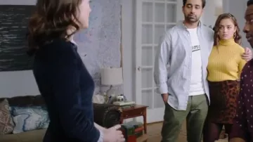 Zara Ribbed Knit Turtleneck Sweate worn by Jaya Prada in God Friended Me (S01E15)